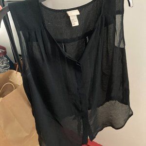 Black blouse H&M